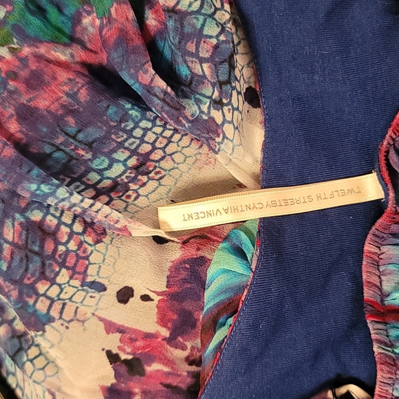 Twelfth Street by Cynthia Vincent Hi low Summer dress - Picture 4 of 5